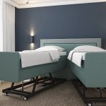 Hoog laag bed op wielen