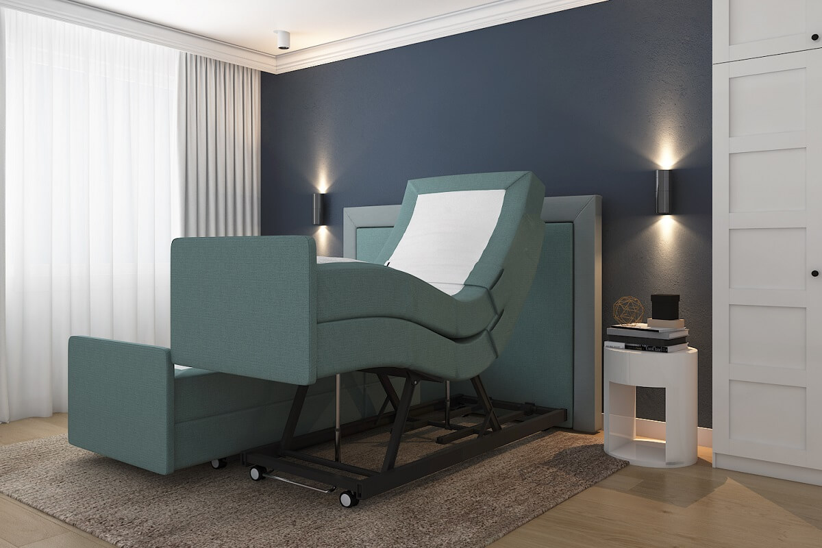 Hoog laag boxspring
